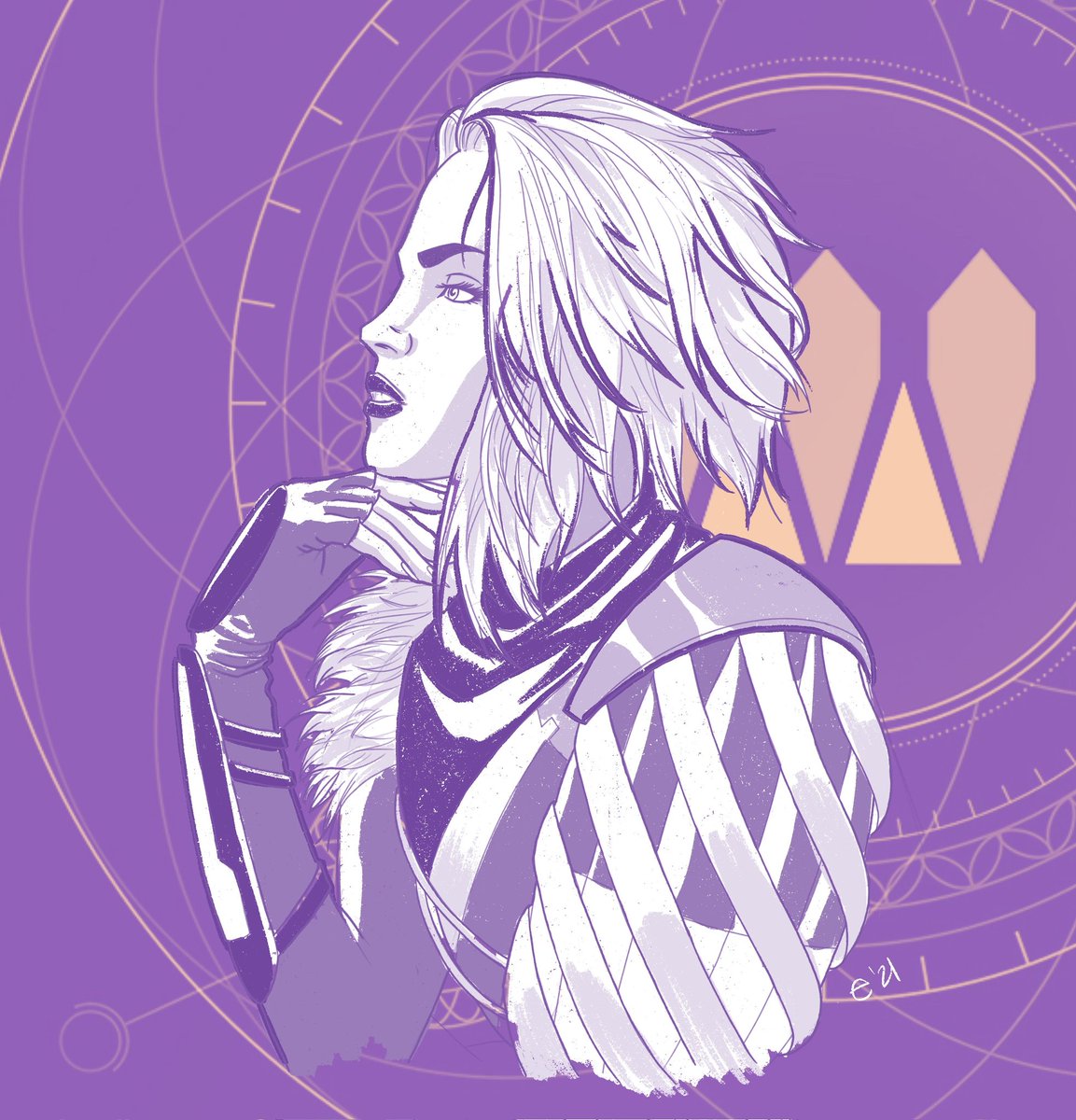 ericinks's tweet image. "Often when we guess at others' motives, we reveal our own."

Mara Sov.

#Destiny2 #destiny2art #destinyart