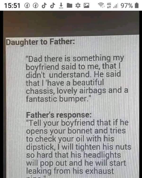 z3rup's tweet photo. @gnfjaw Dad- WHY?! https://t.co/PFSpxkcPP4