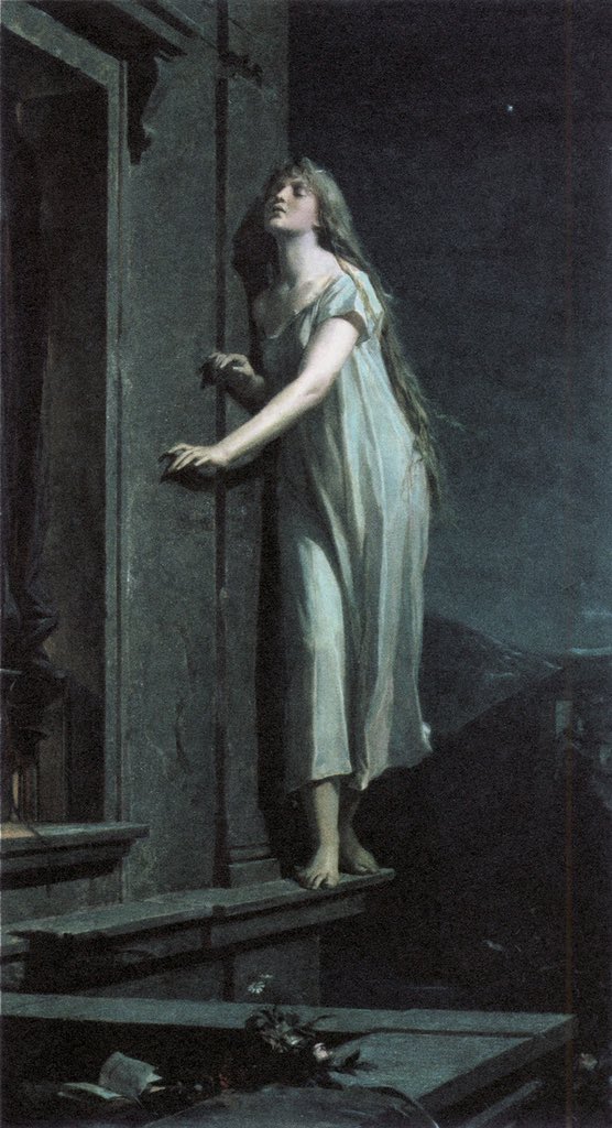 The Sleepwalker by Maximilian Pirner (1878)
