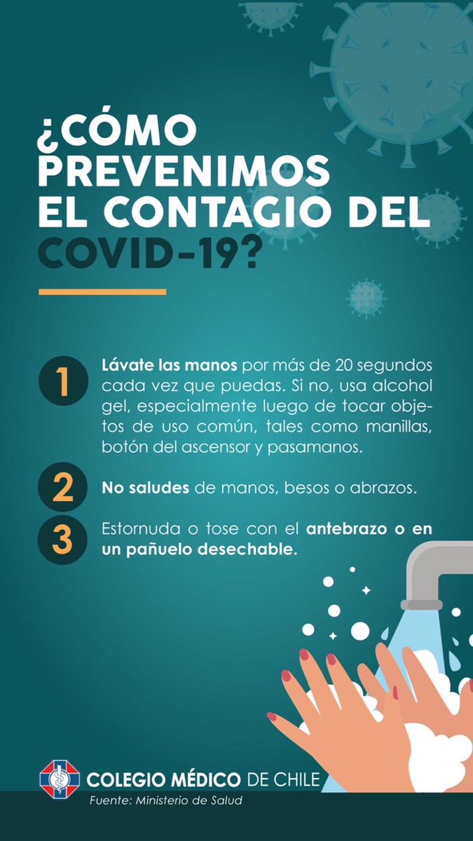ColmedPtoMontt's tweet photo. #ModoPandemia 👉Siempre ten presente que la prevención y el autocuidado son fundamentales prevenir contagios por #COVIDー19. Sigue estas recomendaciones ⬇️
@cbecerrav https://t.co/qkxCaeRQBX