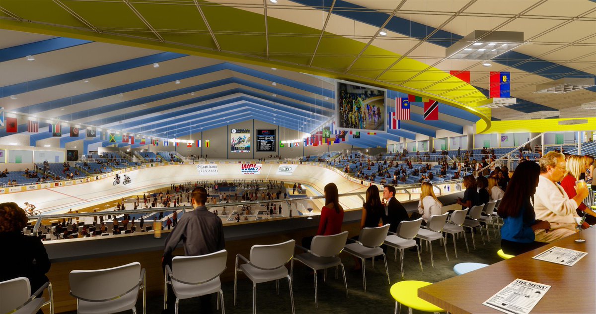 Friday night reservations for this place anyone? #NationalVelodrome #TeamTrak