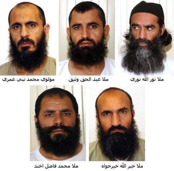 YakoElish's tweet photo. Les nouveaux ministres afghans : mulla Akhnad  ministre de La Défense, mulla khawah : l’Intérieur, mulla Wathik : Renseignements , mulla  Nouri : Communications, mulla Nabi :  président du mouvement Hakani, les 5 sont anciens détenus de Guantanamo. C’est claire.#Afghanistan https://t.co/irQN2Z0Nw0