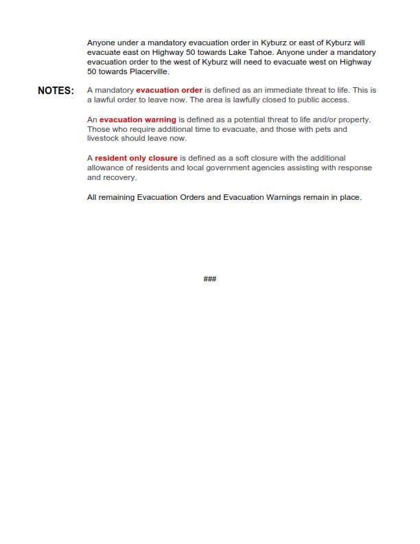 CALFIREAEU's tweet image. New evacuation orders and warnings including Highway closure effective 4:30 p.m. on 8/20/21.