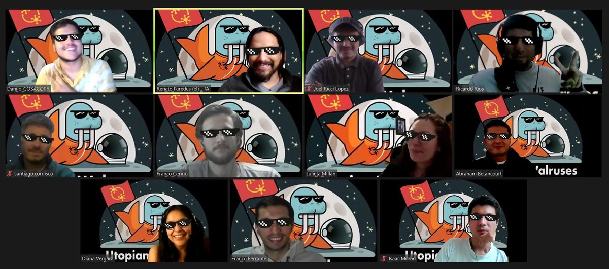 ¡Gracias #UtopianWalruses por tremenda experiencia de aprendizaje junto a ustedes! 
<a href="/neuromatch/">Neuromatch</a> @juliimillan6 <a href="/francocerino/">Franco Cerino</a> <a href="/RicciBW/">Joel Ricci-López</a> <a href="/Abraham_btk/">Abraham Betancourt</a> <a href="/Isaac_MMMM/">Isaac</a> @danilotperez <a href="/RRios466/">Ricardo Rios-Carrillo</a> <a href="/FranFerrante95/">Franco Ferrante</a> #FantasticosFibroblastos #MerequetengueGuapanguero #NMADeepLearning