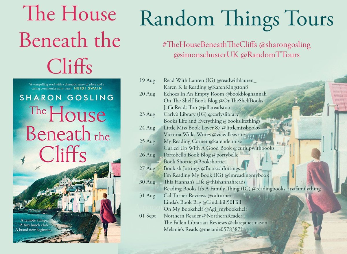 The House Beneath the Cliffs by @sharongosling @simonschusterUK A wonderful book set in gorgeous Crovie that will remind you of the power of new beginnings and the importance of friendship and togetherness #TheHouseBeneathTheCliffs 
@RandomTTours
ontheshelfbookblog.wordpress.com/2021/08/20/the…
