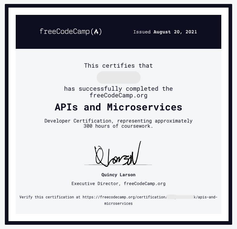 JohnyRowzOfCode's tweet image. Happy to announce that I have completed #FreeCodeCamps APIs and Microservices! 

#APIs #Microservices #JavaScript #MongoDB #Mongoose #express #Nodejs
