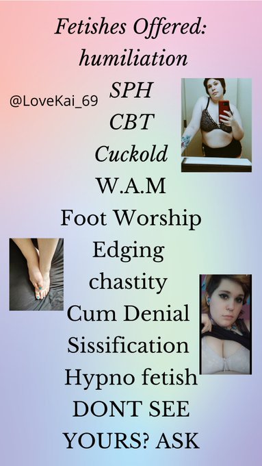 💙Findom Bratty Switch 💜Fetish Model  💙AVN - LoveKai69 💜Chaturbate -   LoveKai69 💙Cashapp - GodessKai 💜Tribute
