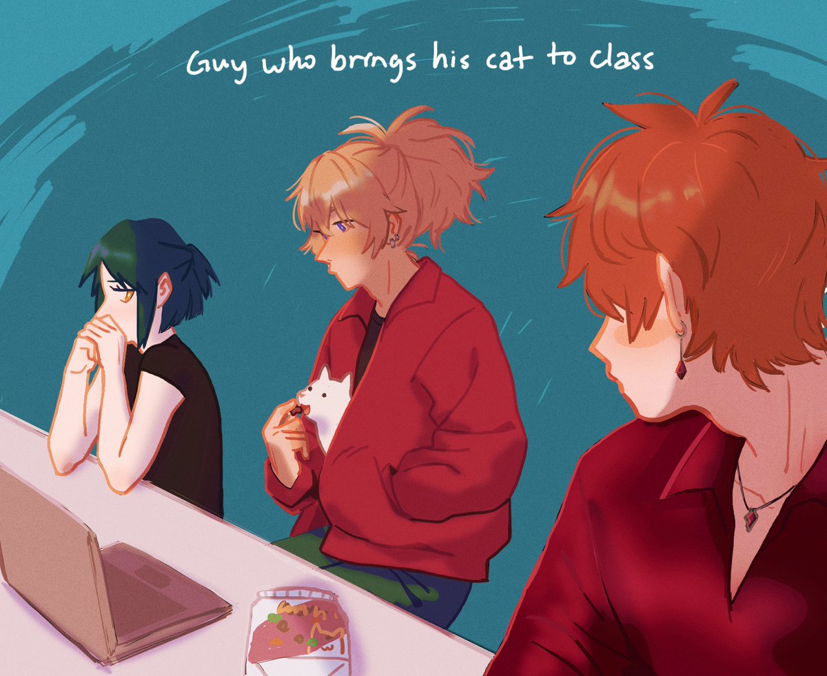 Choose your fighter, but it's a #GenshinImpact college au