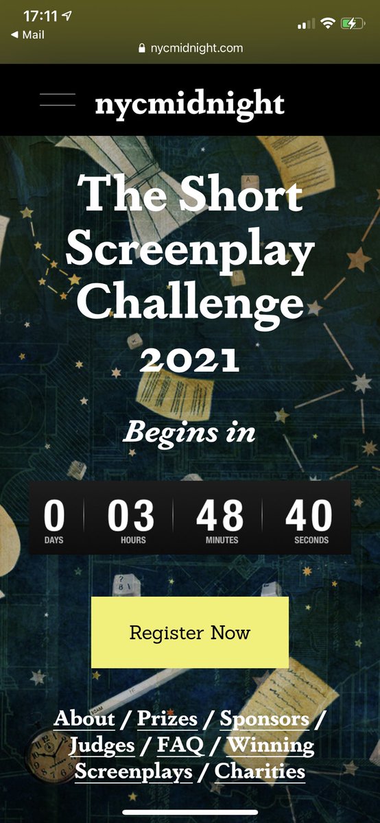 SierraMustang's tweet image. Killing some time this weekend 👀
#nycmidnight #shortscreenplaychallenge