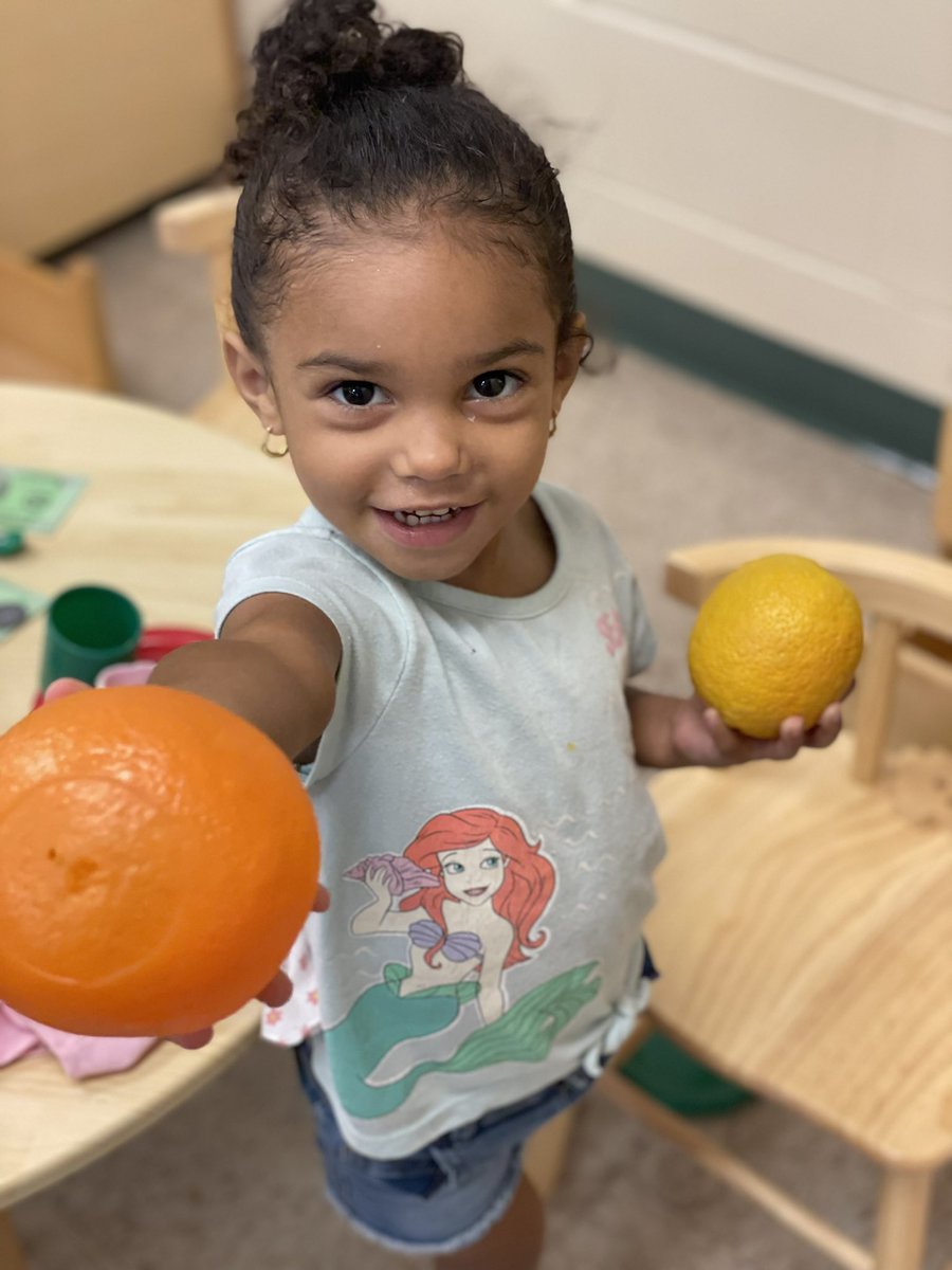 PolkPreK's tweet photo. “Orange” you glad it’s Friday? Our Head Start students at Sleepy Hill Elementary are having a great day! #HeadStart https://t.co/dzmZUnFxNk