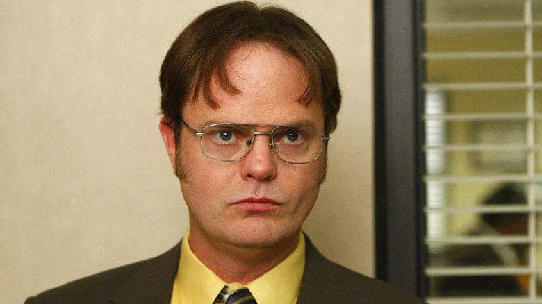 Puff_Iya's tweet photo. “I suspect that Jim Halpert is a zombie. His immune system was weak, like him. I fear he won’t be able to fend off his hunger for human flesh very much longer. Luckily for us I keep a Schrute certified zombie disposal kit with me at all times.” https://t.co/FyG8g77byt