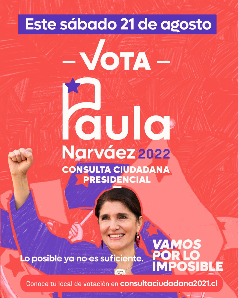 mañana es un gran día, tenemos una gran candidata #ElSabadoVotoPaula