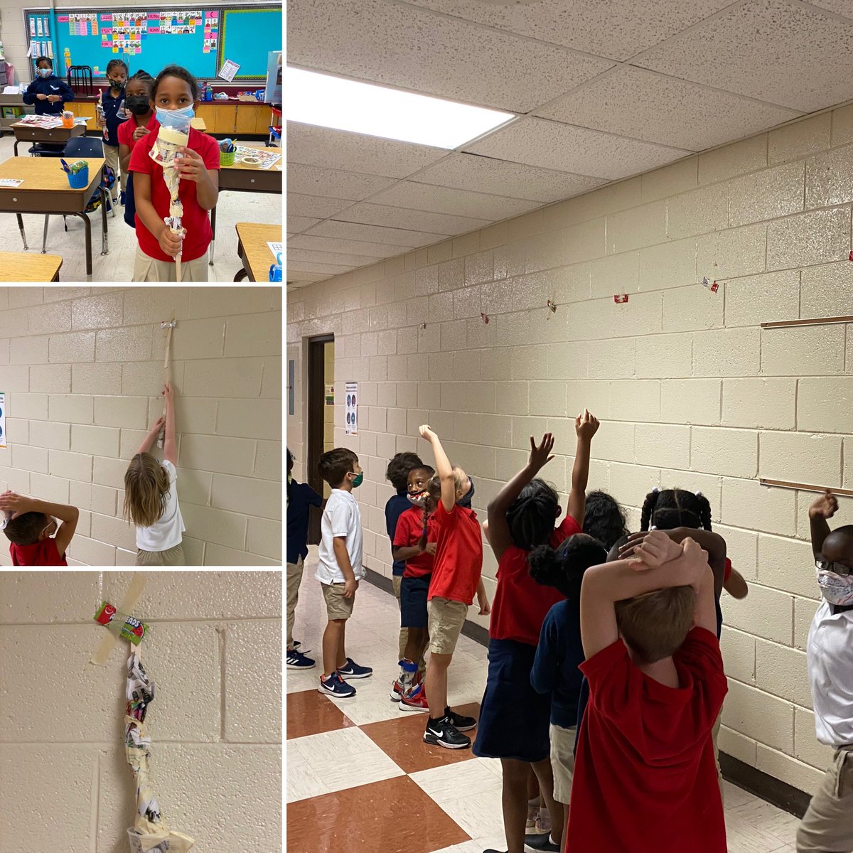 STEAM Day <a href="/NCTS09/">Newton County STEAM Academy</a> was super fun! My little engineers loved designing a tool to retrieve candy from the wall! I loved seeing their brains work through their typical concrete thinking! (No, you cannot climb a popsicle stick ladder…) #futureproblemsolvers
