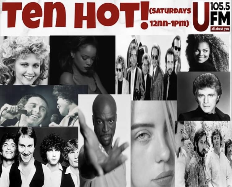 UFM105's tweet photo. Who will rule the #TenHot this week? Join 🌺@louiseonradio later at 12nn-1pm to find out! #AllAboutU #10Hot🔥 https://t.co/2GfaUbiTA6