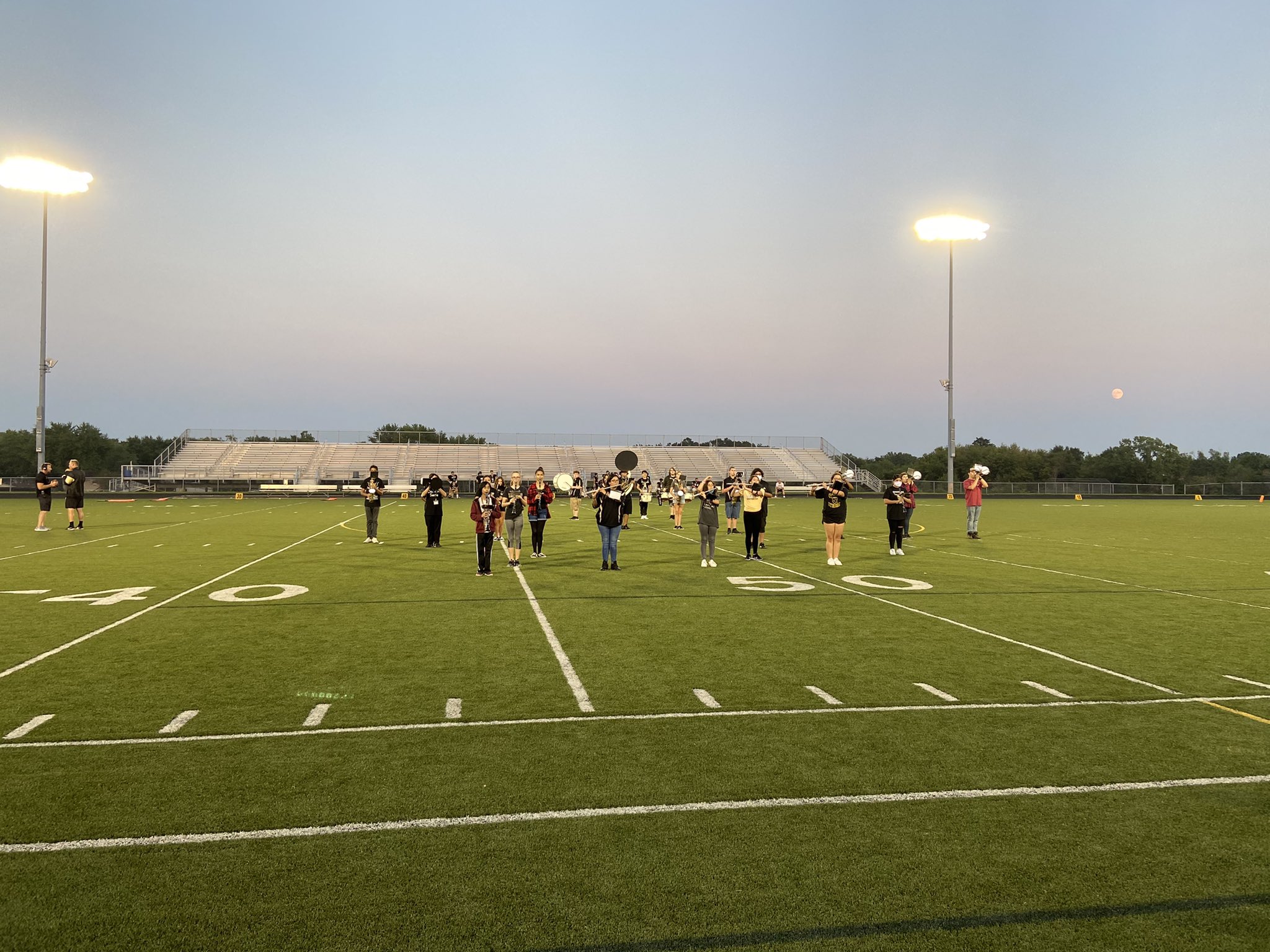 Streamwood Bands on Twitter "First performance under the lights! Great