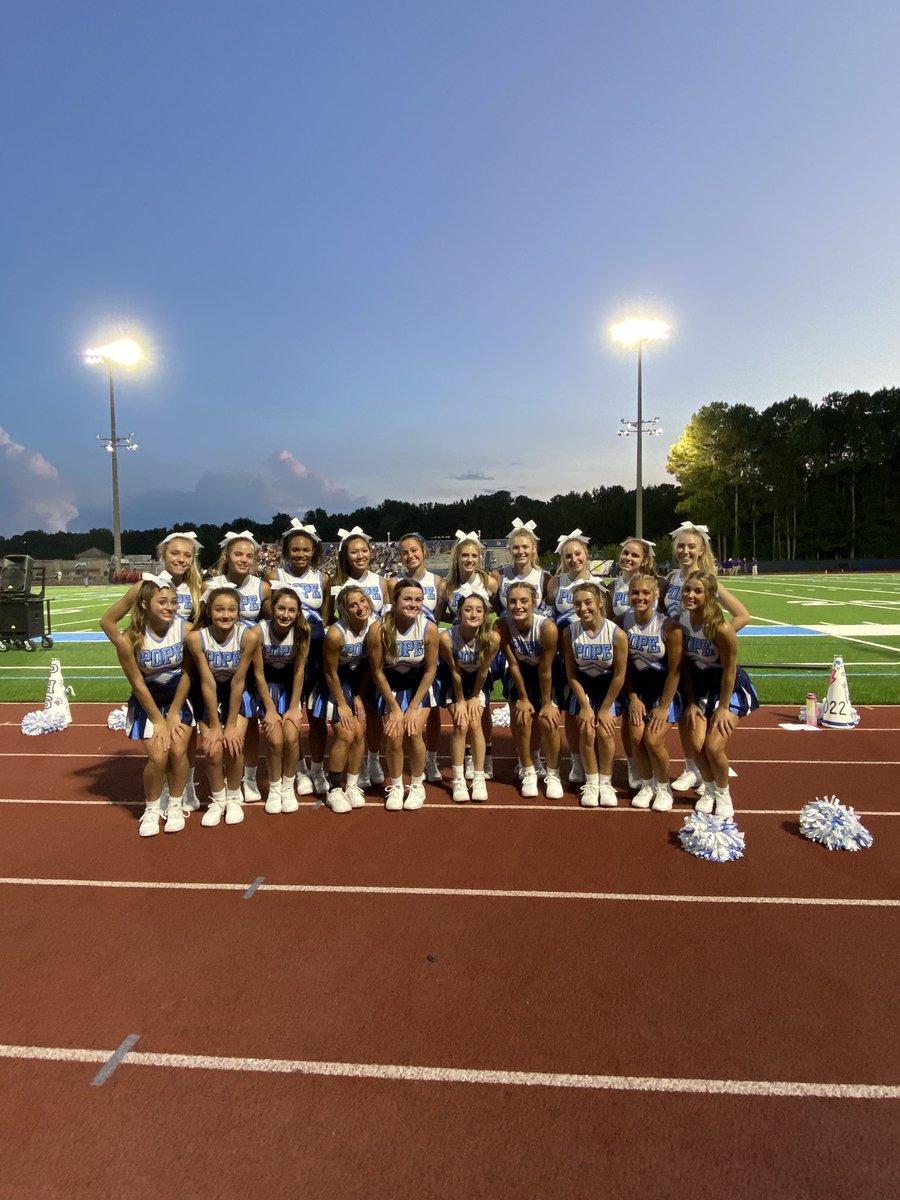 PopeCheer's tweet image. Feels good to be back cheering on @PopeFootball #LetsGoPope