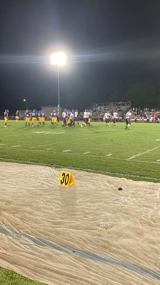 First Friday night of football. Go Warriors.