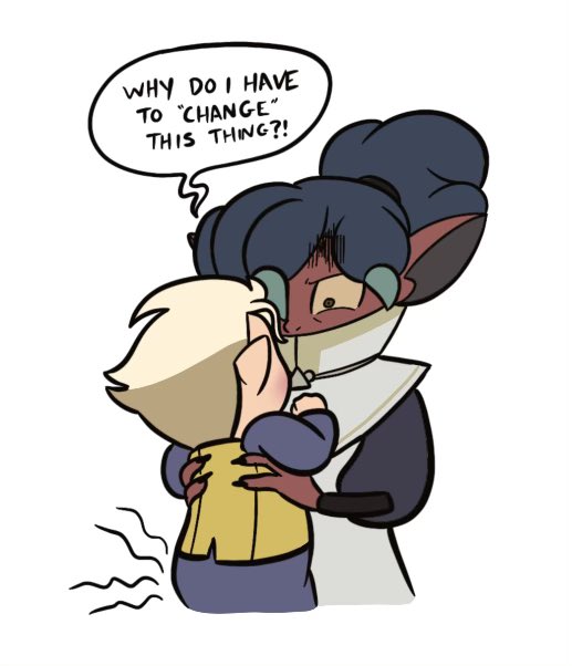 GeekLikeAGirl's tweet photo. The real reason #kikimora hates #tohhunter / #goldenguard 

@childishgamzeno @TheMelaLee #theowlhouse #emperorscoven #grimwalker #babyclone #dirtydiaper @DanaTerrace https://t.co/k5S8z6XPv2