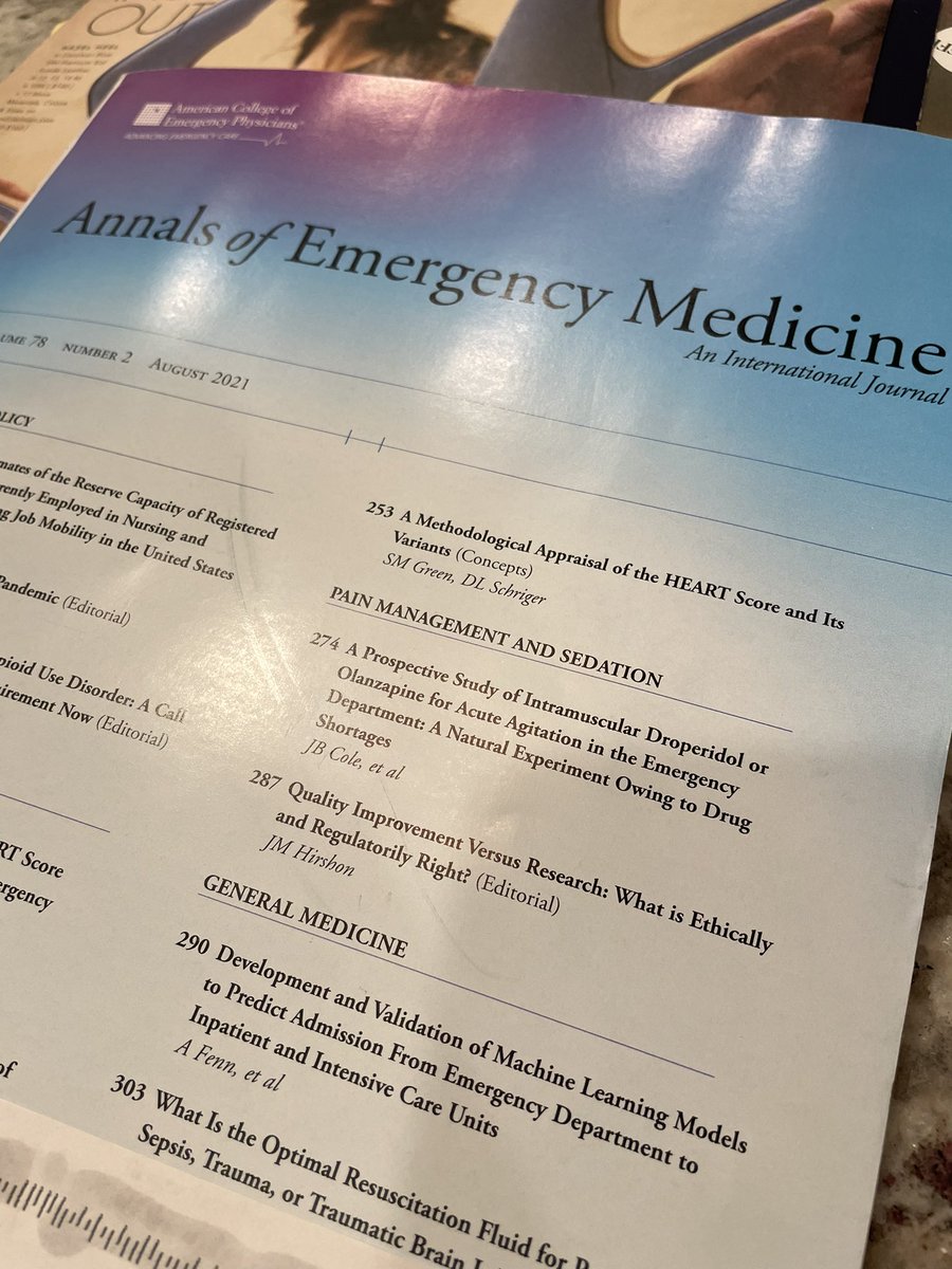 LSiewny's tweet photo. Using Machine Learning to Predict Admission-Congrats on the @AnnalsofEM pub @DMBuckland @TheilingMD @dukeemergency https://t.co/xlMhUFavoG
