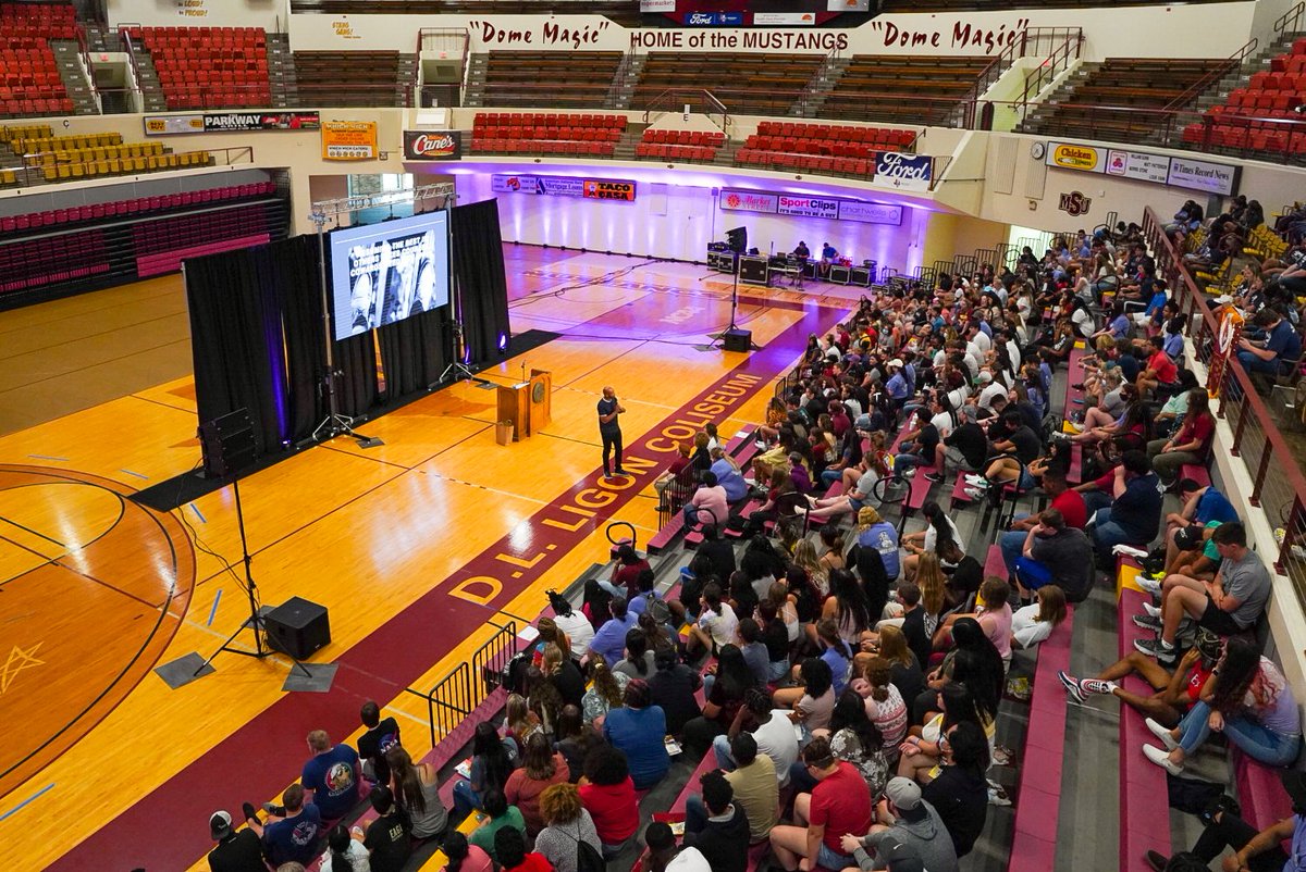 Happy Convocation Day new students! You're officially Mustangs at MSU Texas! 🐎