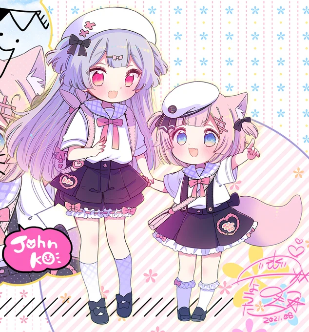 じょんこちゃん描くのも楽しかったし、ちょっとお姉さんな小恋も楽しかった～ 