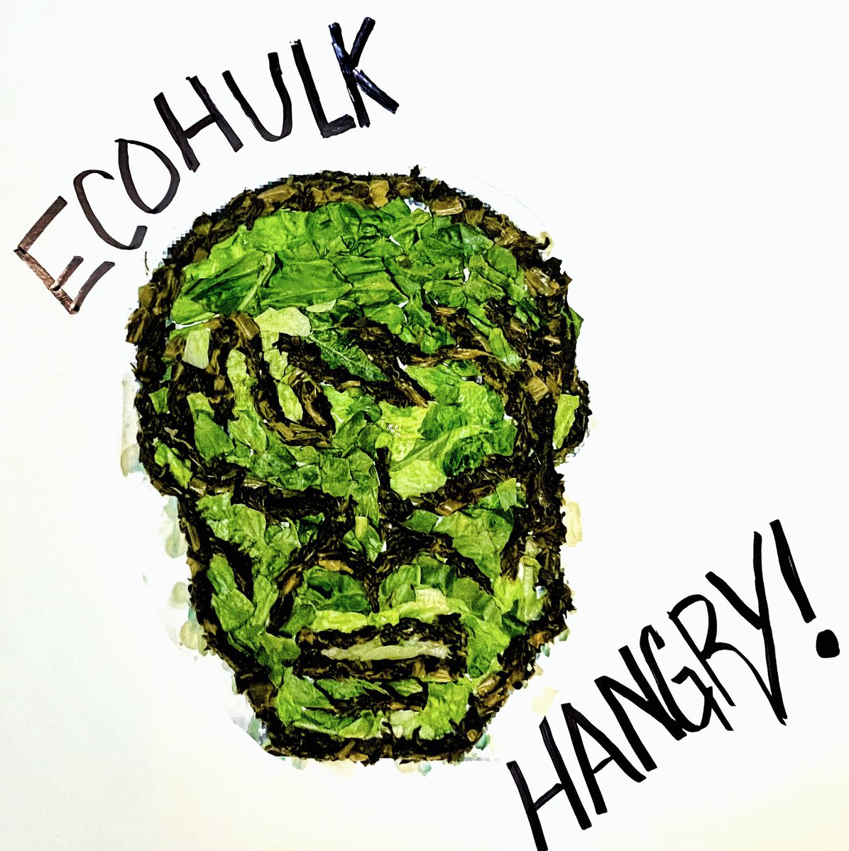 Disco_Ph0enix's tweet photo. Feeling angry--or are you just hangry? 🗯️ Don't hulk out, get some food in your belly 🍲 And remember to eat some veggies!
#GISH #Item46 Create an #EcoHulk out of delicious greens 🥬💪
@GISH https://t.co/WFuAMsELbN