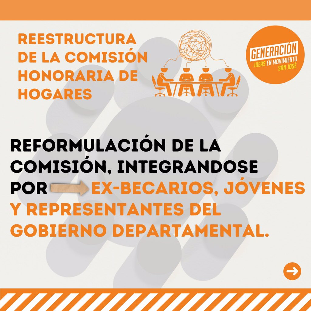 generacion_sj's tweet photo. ⚙️REESTRUCTURA DE LA COMISIÓN HONORARIA DE HOGARES, otra de nuestras propuestas, la reformulación de la comisión, teniendo ahora como integrantes ex-becarios, jóvenes y representantes del Gobierno Departamental. https://t.co/pSQoBMc13W