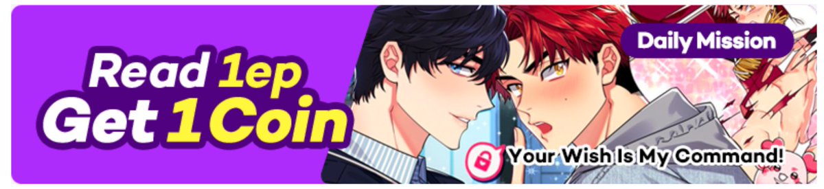 miahuahua's tweet image. 8/21 Lezhin Daily Missions
 📌 Delicious Blood
 📌 Your wish is my command!
 looks like we only get 2 coins today too :')
#lezhin #lezhinDailyMission #bonusCoin #lezhinplus