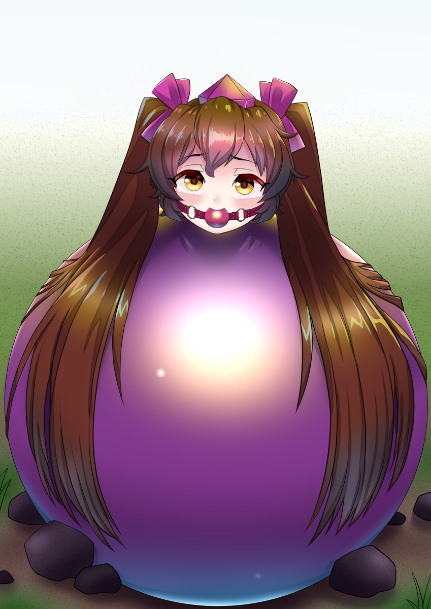 [R-18] 〖ピクリク〗ラバはたて〖東方〗 #東方 #姫海棠はたて #ラテックスボール #拘束 #ボールギャグ https://t.co/nS1Tvw7xWy 