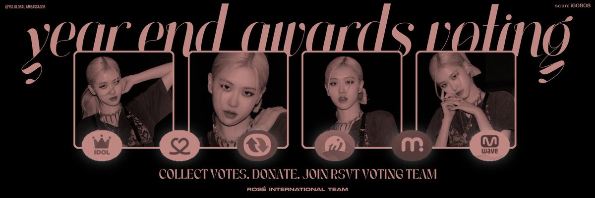 【CLOSED】ROSÉ Voting Team tweet media