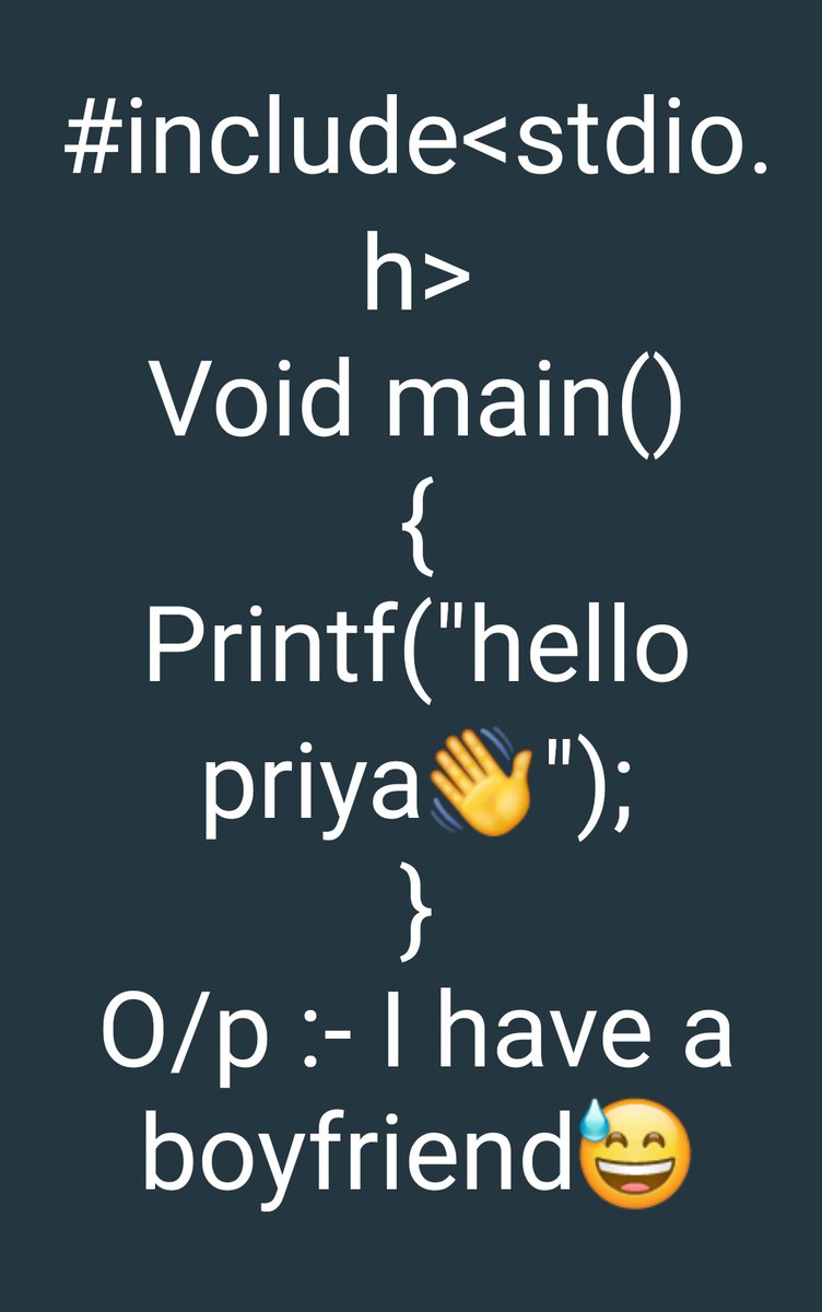 AaRKaY94788984's tweet image. My code😅
#funny #funnycode
#code #codingisfun