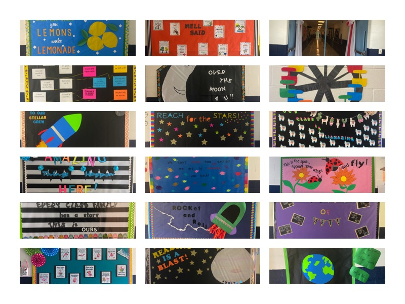 OUR TEACHERS ARE READY FOR MONDAY! LOOK AT THESE FABULOUS BULLETIN BOARDS!