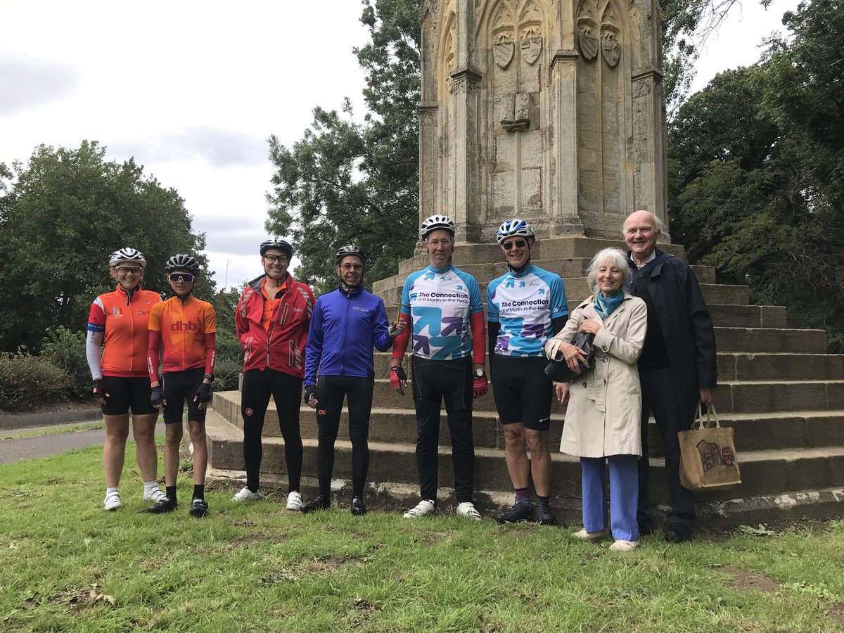 <a href="/hedges_nicola/">Nicola Brown</a> <a href="/KeithBusfield1/">Keith Busfield</a> <a href="/Grifster96/">John Griff</a> <a href="/Eleanor_1290/">Save Eleanor's Cross</a> We’ll be back <a href="/DelapreAbbey/">Delapré Abbey</a> with 32 cyclists on Bank Holiday Sunday c12 hoping to raise over £20k for <a href="/homelesslondon/">The Connection at St Martin's</a> I can never remember- is the cross in Northampton or Hardingstone?