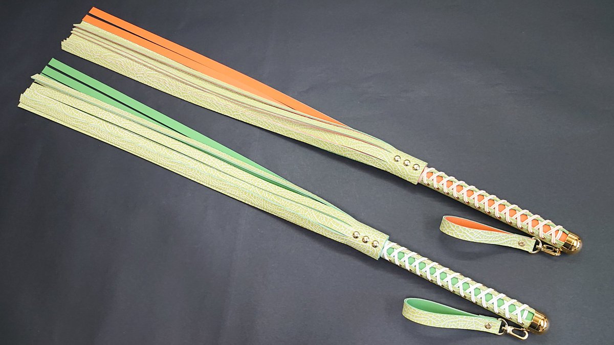 メロン鞭、青肉メロンver.も作りました。 果肉だけじゃなくて