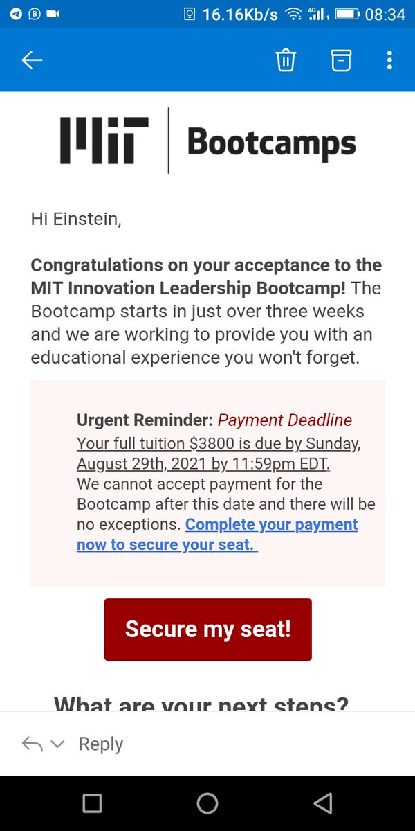 l recently applied for the MIT Innovation Leadership program &amp; got accepted but the tuition is a little above my reach as a small business person &amp; I'm looking for financial aid or a study loan for the program <a href="/DrMambondiani/">Lance Mambondiani</a> <a href="/fortunechasi/">Fortune Chasi</a> <a href="/nickmangwana/">Nick Mangwana</a> <a href="/elonmusk/">Elon Musk</a> <a href="/tinashemutaris/">Tinashe Mutarisi</a>