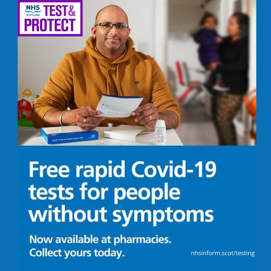 NHSHighland's tweet image. Did you know you can collect rapid LFD tests at participating community pharmacies or at one of our asymptomatic testing sites?  Alternatively you can order tests to your home, either online or by calling 119. For more info, visit ow.ly/4bej50Fpmjt #notgivingin #gettested