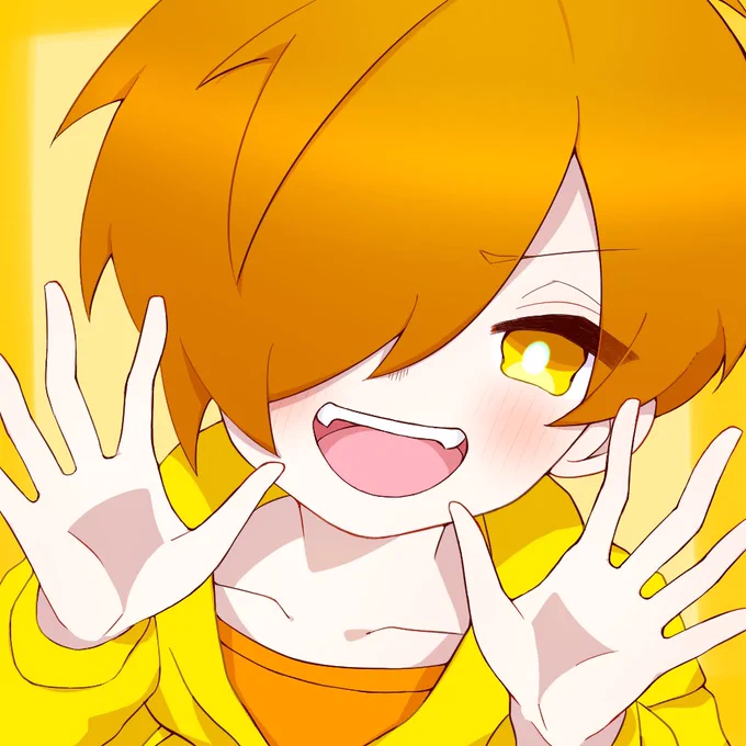 教祖の三人(みぃふぁ、のとちゃん、きぎちゃん)で下書き線画塗り交換しました〜!めちゃ楽しかった!二人とも交換してくれてありがとう!優しい教祖二人→  