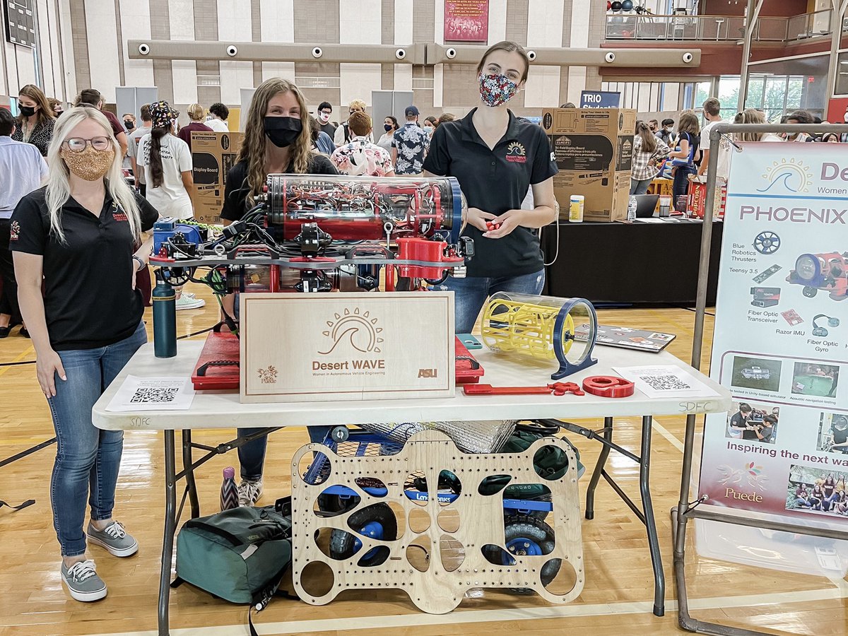 Thank you to everyone who stopped by during Club Hub! We are so excited for this year! If you are interested in joining, please reach out or fill out this form! forms.gle/2bbLC4jzvarhJC…

#DesertWAVE #weareDesertWAVE #sisepuede #ASU #ASUPolytechnic #womeninstem #womeninengineering