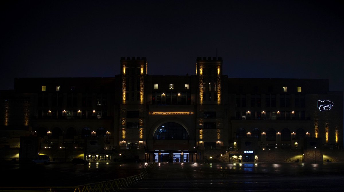 kstatesports's tweet image. Castle on the hill 

#KStateFB ⚒ @KState
