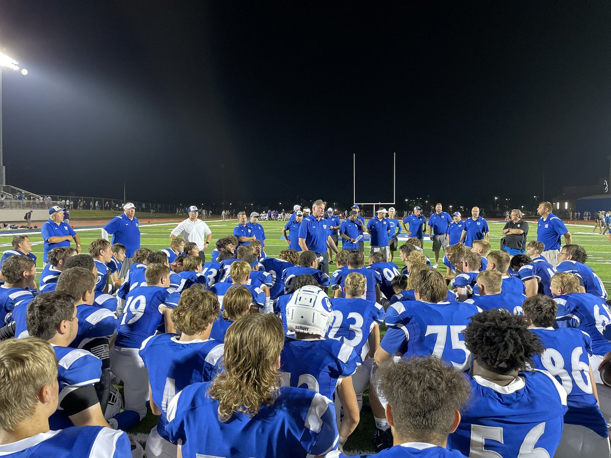 Athletics_OCHS's tweet photo. Final OC 35 Waukesha North 0
So great to be back in front of a full crowd tonight!  Great job players, coaches, and fans!  #GoKnights #WIAAFridayNightLights https://t.co/4bPW4DTvsm