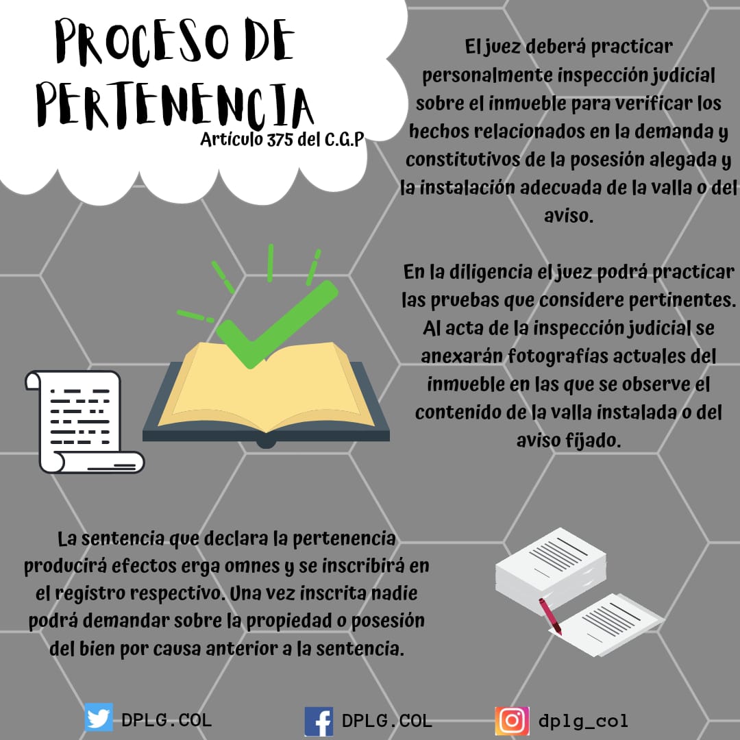 DPLG_Col's tweet photo. Esta semana en DPLG te estaremos contando sobre algunos temas de Derecho Civil, continuamos con el Proceso de Pertenencia ⏳🏘️📑🚙

Déjanos tu comentario o envíanos un DM 📥, si te gustaría conocer más sobre el tema.

#proceso #pertenencia #adquisicion #derecho #civil #posesion https://t.co/itJ49gytuQ