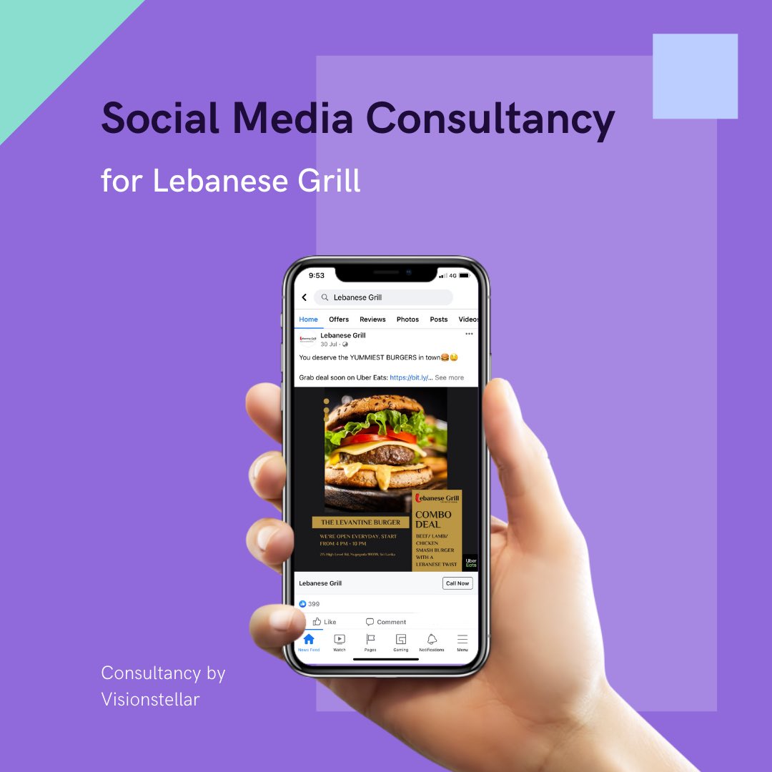 visionstellar's tweet photo. We worked with Lebanese Grill to launch a social media campaign to generate more local sales 📈

DM or email us at hello@visionstellar.com to take your idea online, today 🖥

#Lebanon #SriLanka #Design #Visionstellar #SmallBusiness #SocialMedia #DigitalMarketing #Consultant https://t.co/zg8BXizM5b