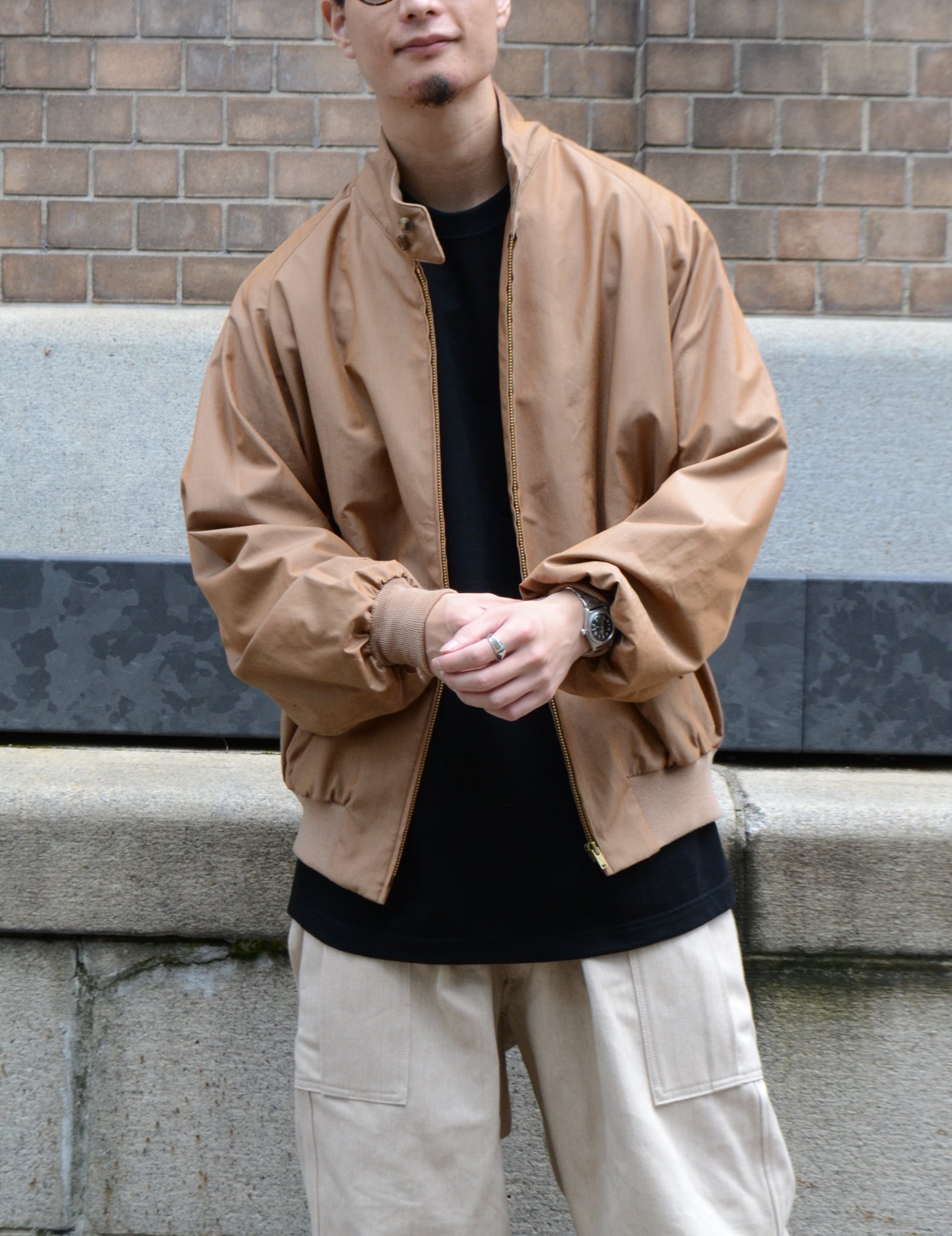 美品 A.PRESSE Harrington Jacket 22SS サイズ1着丈66cm