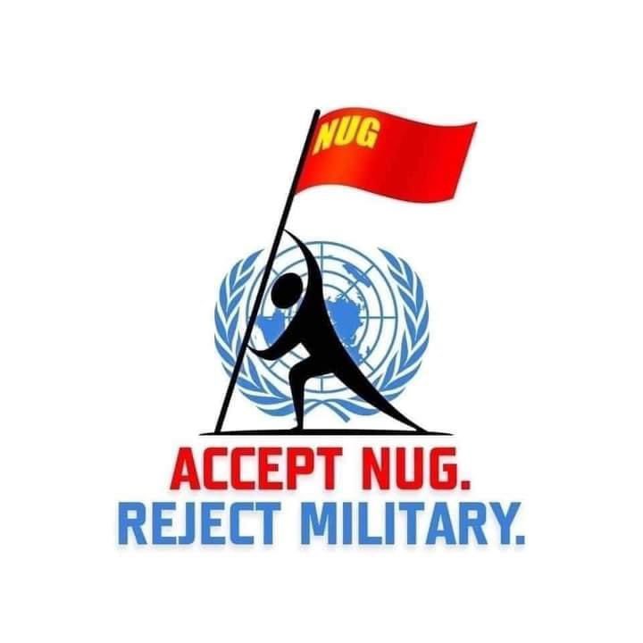 GeckoThetThet's tweet photo. RECOGNIZE NUG TO SAVE DEMOCRACY
#Aug21Coup
#WhatsHappeningInMyanmar
#Myanmar
#CrimesAgainstHumanity
#SaveMyanmar
#ReleaseTheAbductees
#ReleaseTheDetainees
#HelpMyanmar_RecognizeNUG
#MyanmarNeedsO2
#WhereIsTheBurmaBill
#AcceptNUG_RejectMilitary https://t.co/9j83PqWrkX