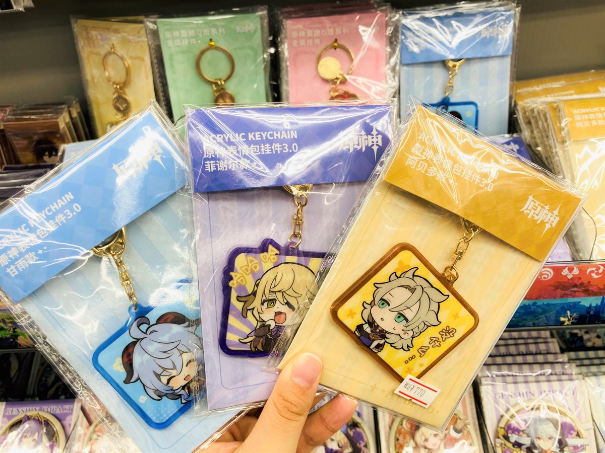 グッズ入荷情報】 「原神」 グッズ各種が入荷いたしました🎉 缶バッジ