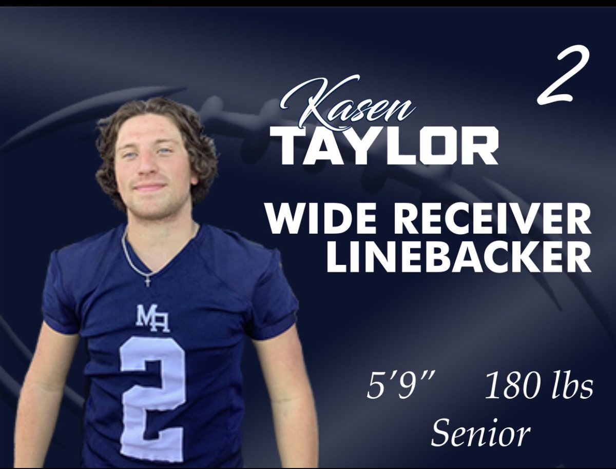 congrats to <a href="/GraniteBears/">MA Athletics</a> 🏈 #2 <a href="/Kasentaylor5/">Kasen Taylor</a> the Simmons Nissan Player of the Game vs North Surry GO 🐻 <a href="/MACSchools/">Mount Airy City Schools</a> <a href="/granitesquad/">GSOD</a> <a href="/granitestrong1/">Granite Strong</a> <a href="/Coach_Holder4/">Logan Holder</a> <a href="/MABearHistorian/">MA Bears Historian</a>
