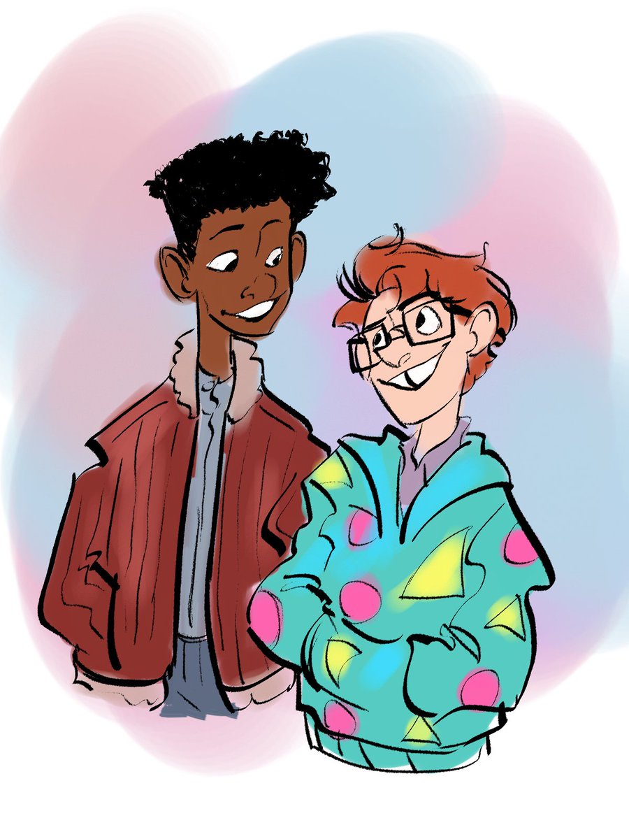 skelesocks's tweet image. they are FRIENDS #it1990 #richietozier #mikehanlon