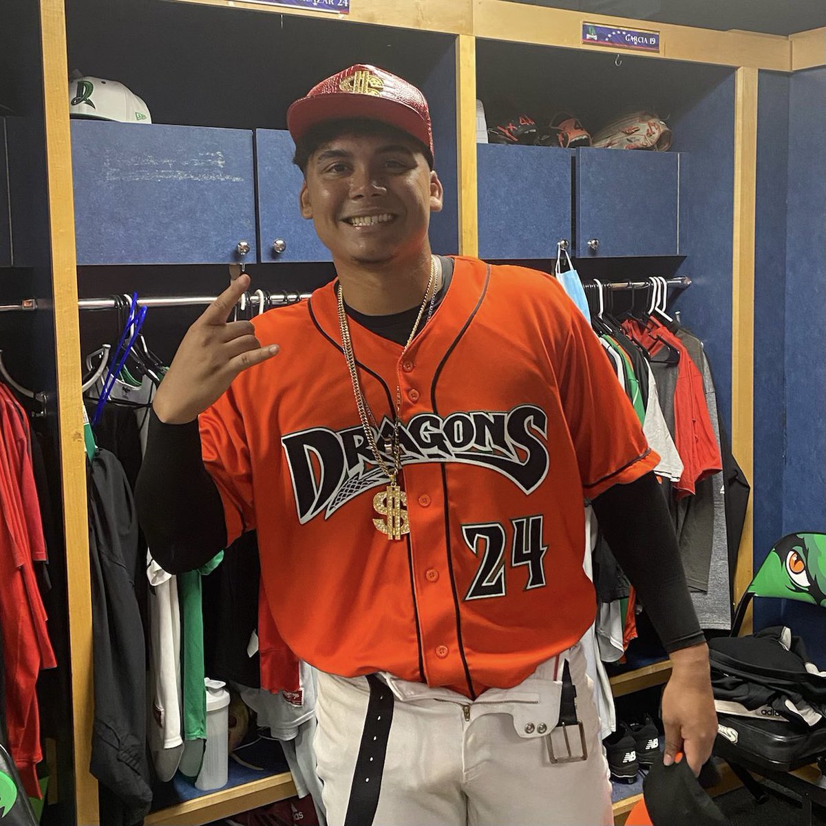 DragonsBaseball's tweet photo. Have a night, Salazar!
#GoldChainChamp https://t.co/Ix7EaNxwH3