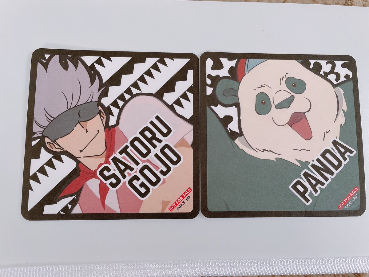 【交換】呪術廻戦 呪術カフェ コースター

【譲】☆五条・パンダ

【求】虎杖・☆伏黒

☆同士の交換、纏めての方優先
郵送での交換になります。
よろしくお願いします。