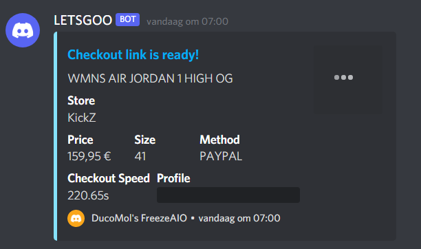MolDuco's tweet photo. Feeling so stoked using @FreezeAIO to secure a pair even on super low stock!!!🤝 https://t.co/f7SONXWi1c